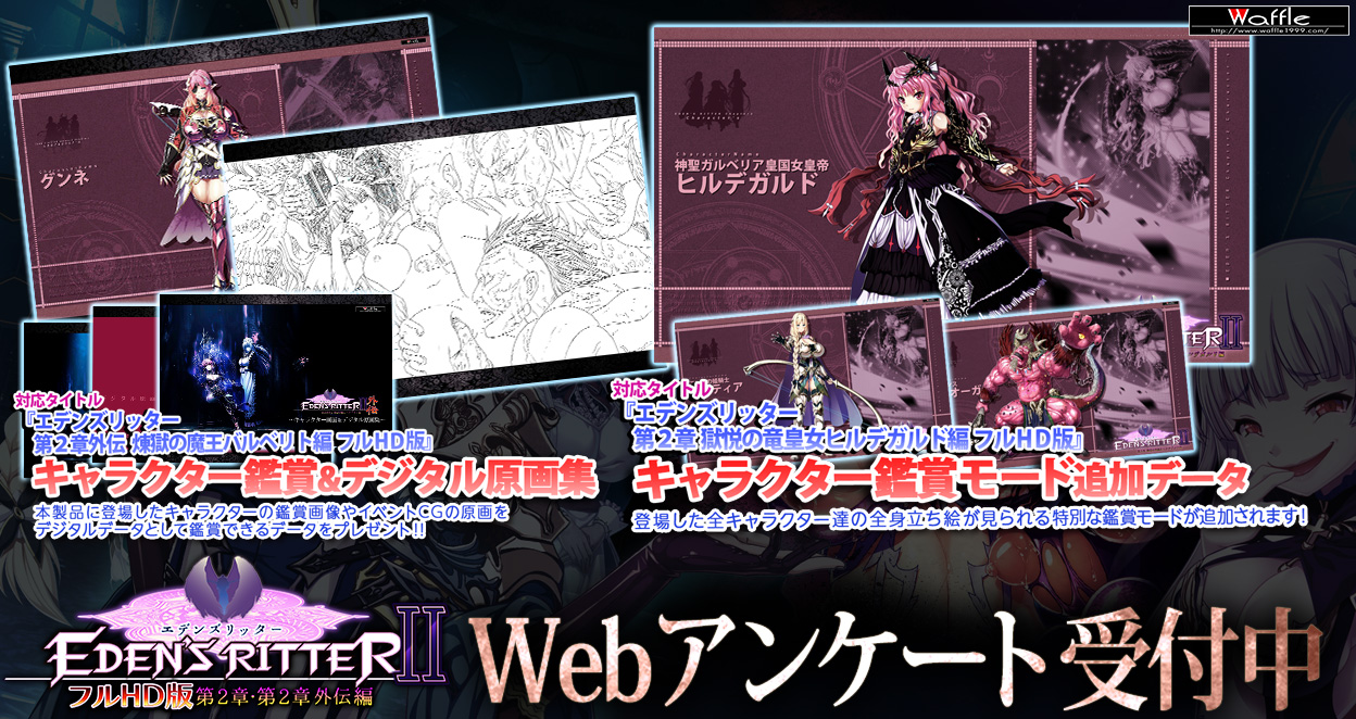 エデンズリッター２章・２章外伝フルＨＤ版　Ｗｅｂアンケート