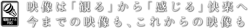 映像は「観る」から「感じる」快楽へ　今までの映像も、これからの映像も